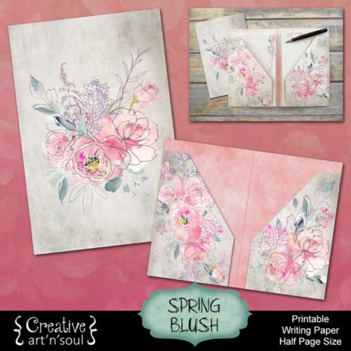 Spring Blush Printable Folder