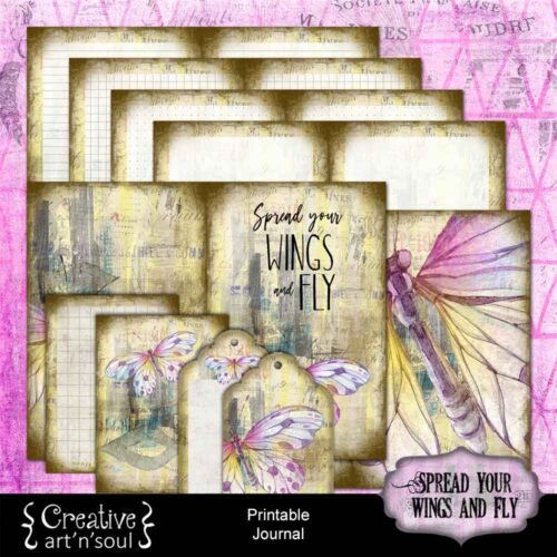 Spread Your Wings Printable Journal
