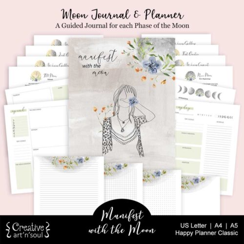 Guided Moon Journal and Planner