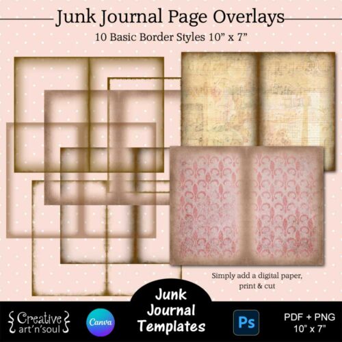 Printable Junk Journals Templates