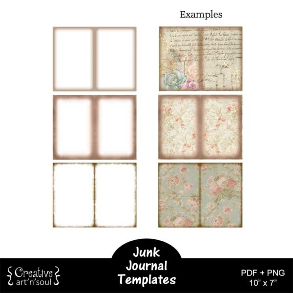 Printable Junk Journals Templates