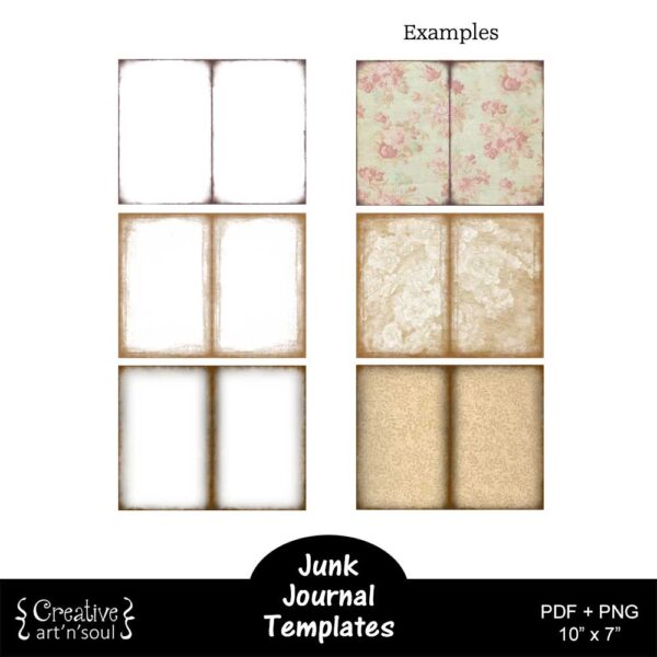 Printable Junk Journals Templates