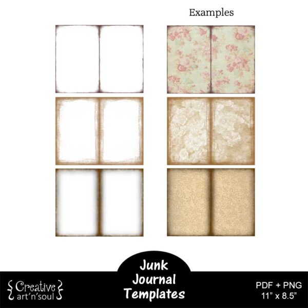 Printable Junk Journals Templates