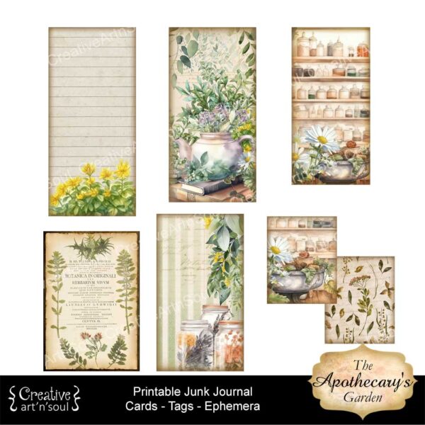 Printable Junk Journal Elements & Ephemera