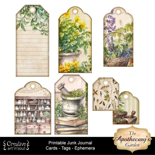 Printable Junk Journal Elements & Ephemera