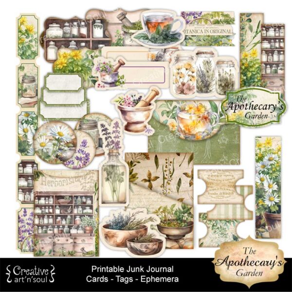 Printable Junk Journal Elements & Ephemera