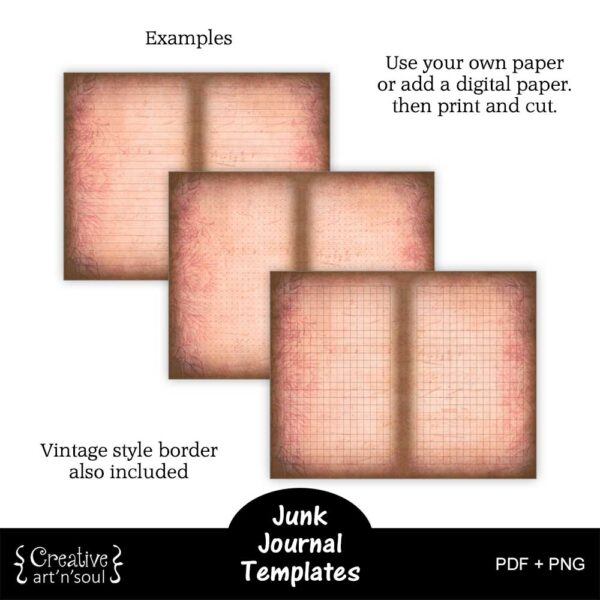 Printable Junk Journal Templates