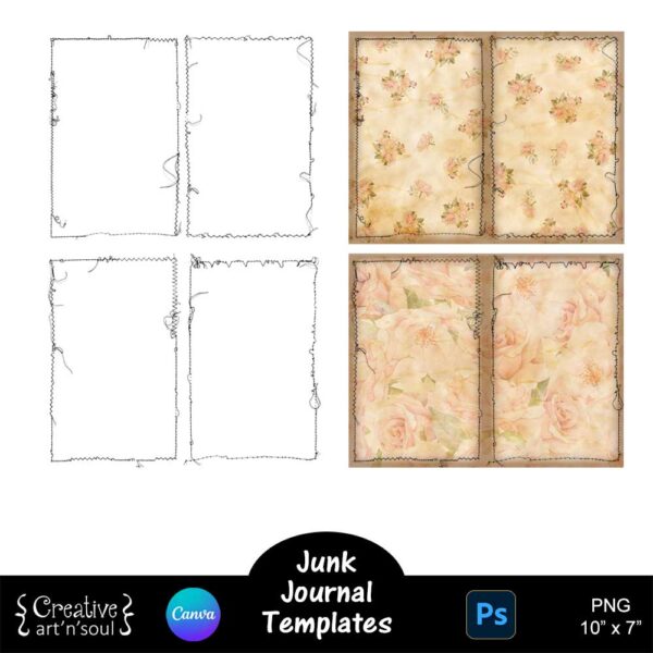 Printable Junk Journal Template