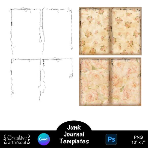 Printable Junk Journal Template