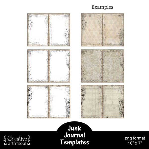 Printable Junk Journal Templates