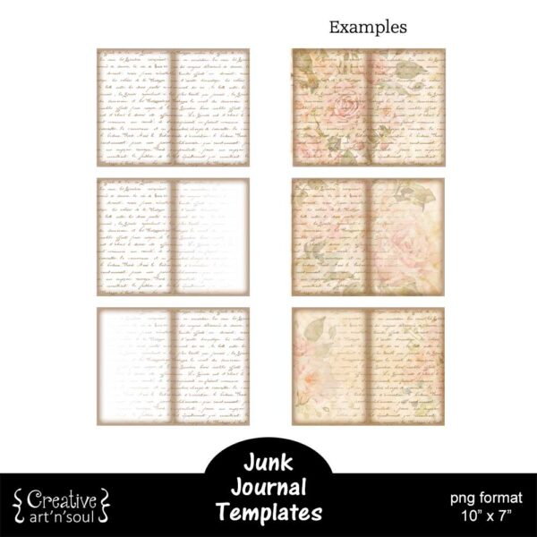 Printable Junk Journal Templates