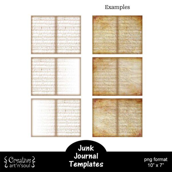 Printable Junk Journal Templates