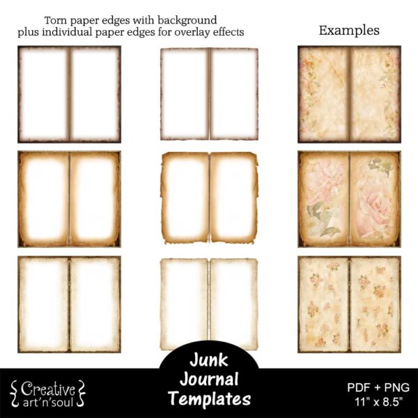 Printable Junk Journal Templates