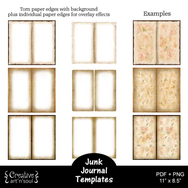 Printable Junk Journal Templates