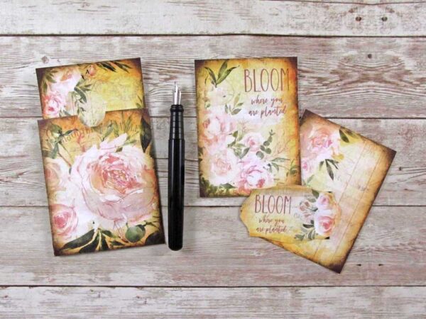 Printable Journal Cards and Pocket