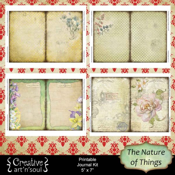 The Nature of Things Printable Junk Journal