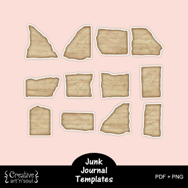 Printable Junk Journal Templates