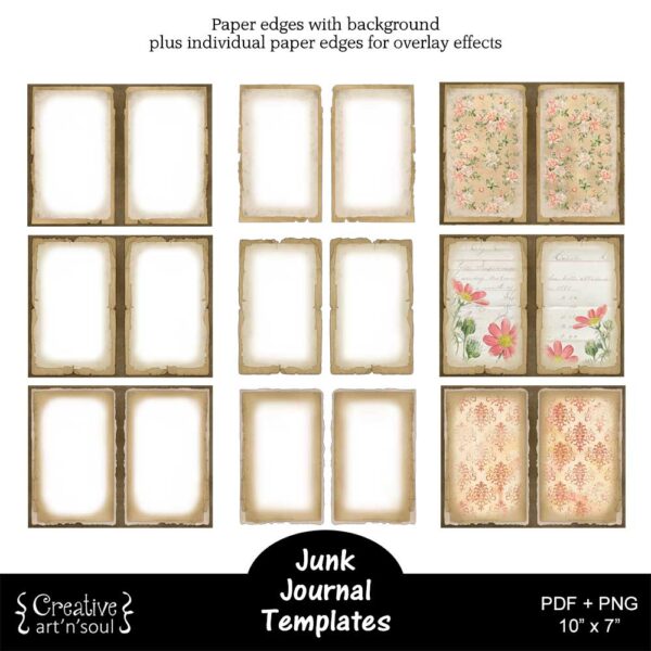 Printable Junk Journal Templates