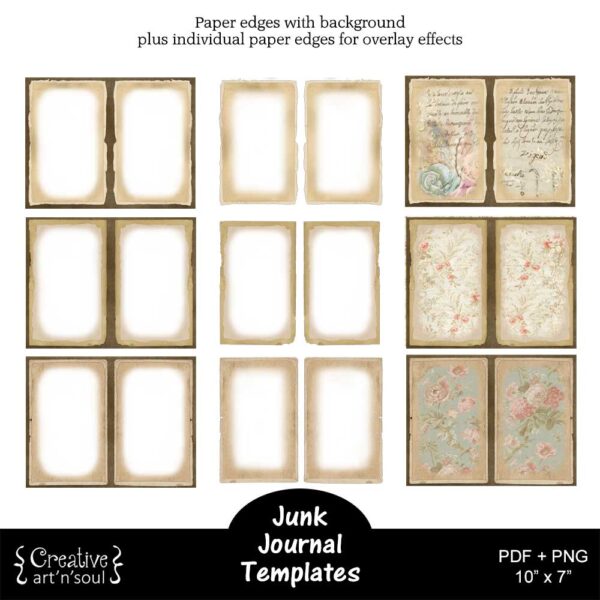 Printable Junk Journal Templates