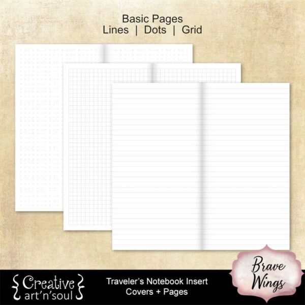 Printable Travelers Notebook Inserts