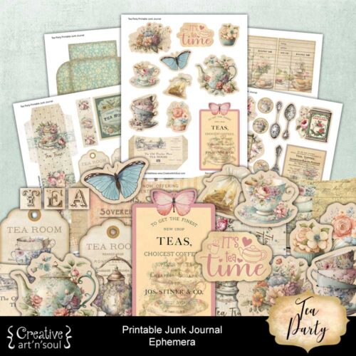 Printable Junk Journal Elements & Ephemera, Celestial Magic - Creative  ArtnSoul