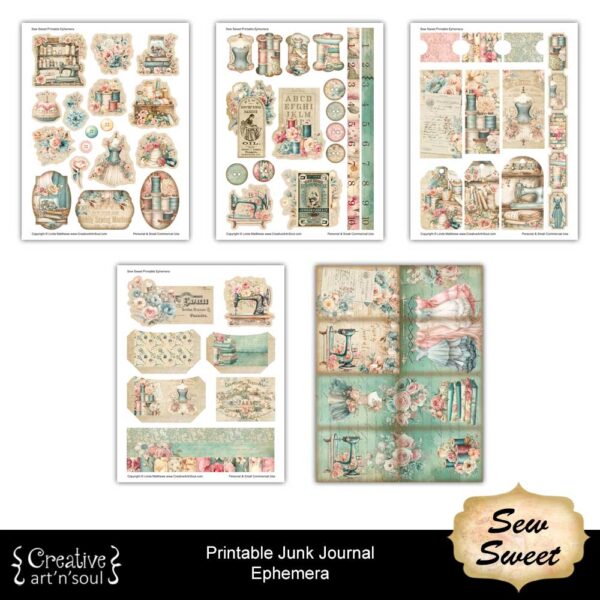 Printable Junk Journal Elements & Ephemera