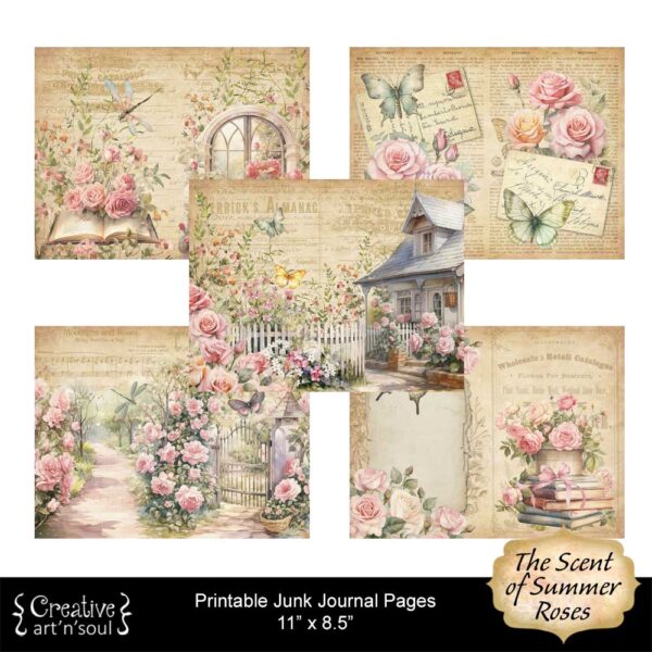 Printable Junk Journal Paper