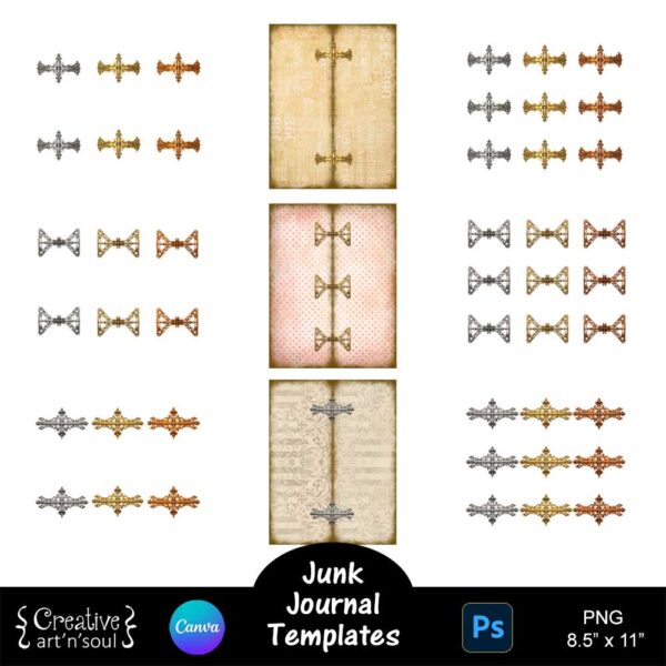 Printable Junk Journals Templates