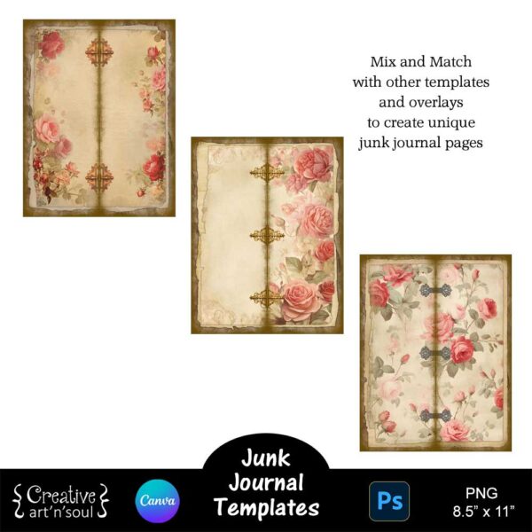 Printable Junk Journals Templates