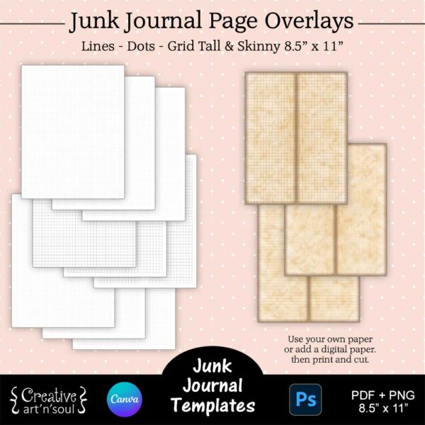 Printable Junk Journals Templates