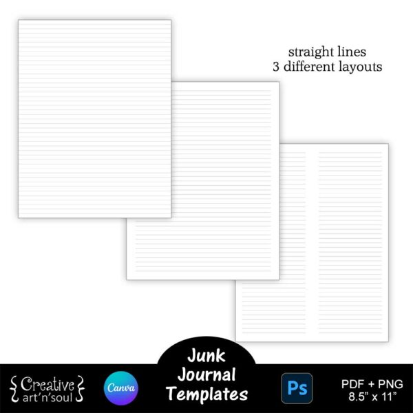 Printable Junk Journals Templates