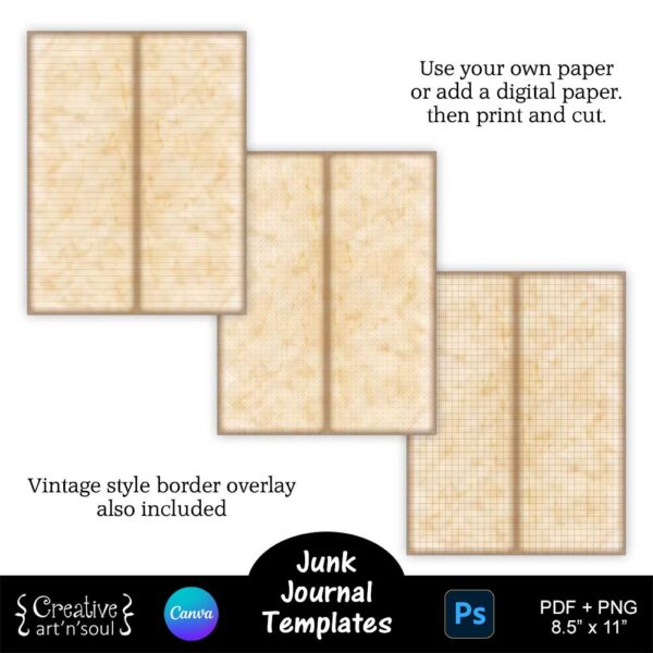 Printable Junk Journals Templates