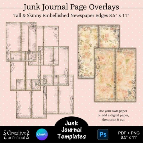 Printable Junk Journals Templates