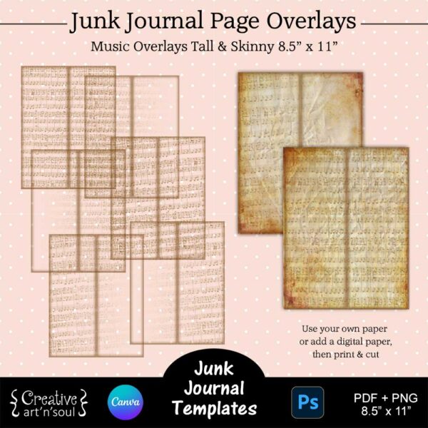 Printable Junk Journals Templates