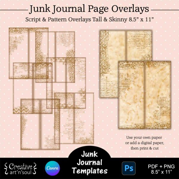 Printable Junk Journals Templates