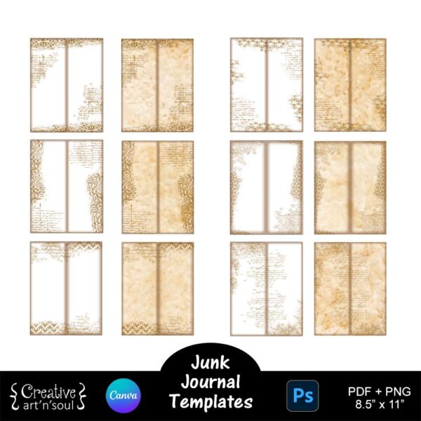 Printable Junk Journals Templates