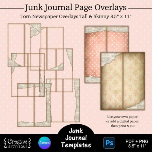 Printable Junk Journals Templates