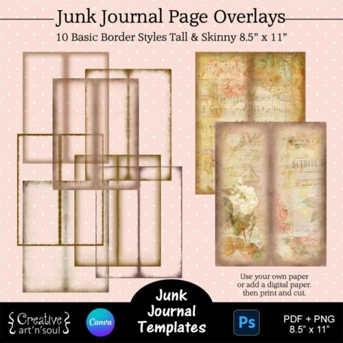 Printable Junk Journals Templates