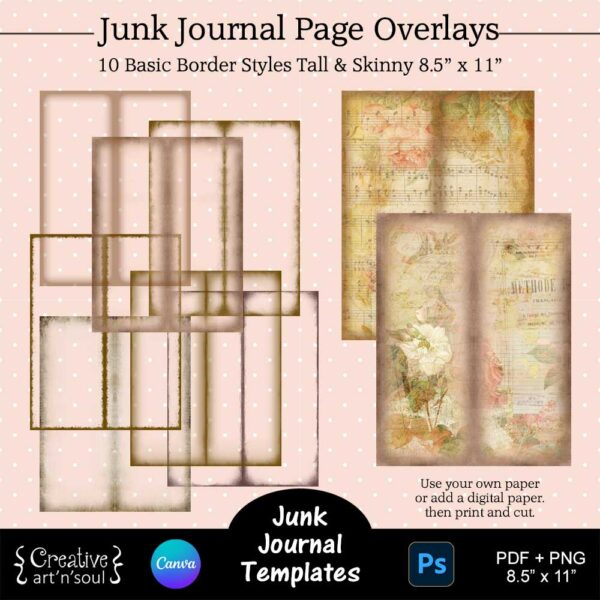 Printable Junk Journals Templates