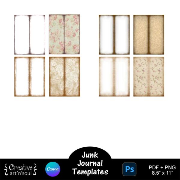 Printable Junk Journals Templates