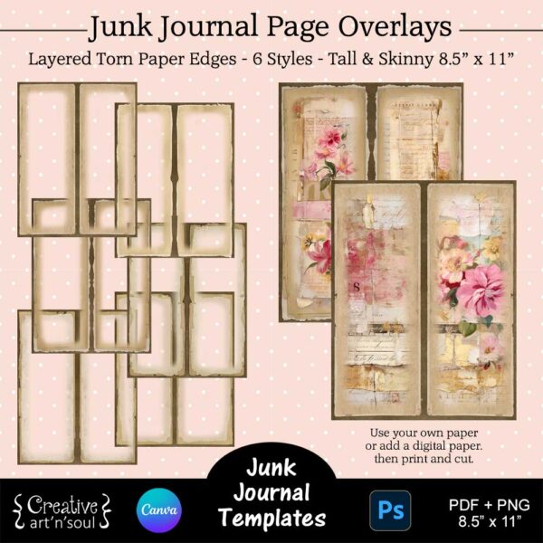 Printable Junk Journal Templates