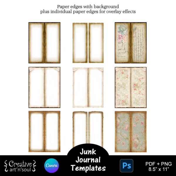 Printable Junk Journal Templates