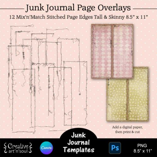 Printable Junk Journals Templates