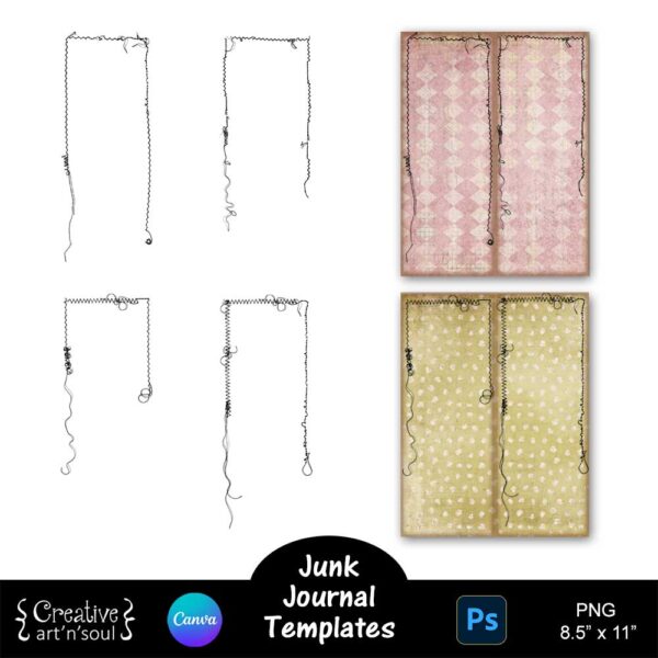 Printable Junk Journals Templates