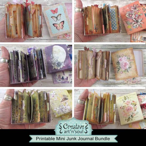 Printable Mini Junk Journal Bundle