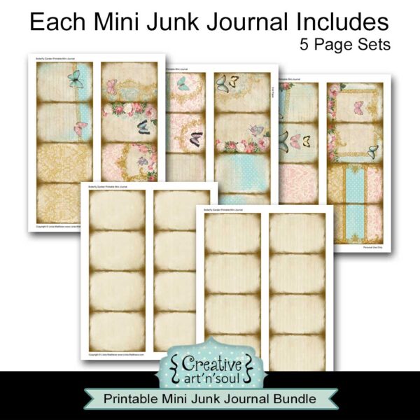 Printable Mini Junk Journal Bundle