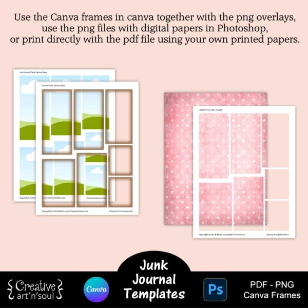 Printable Junk Journal Tag Template Bundle