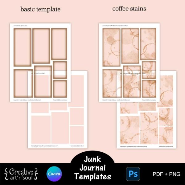 Printable Junk Journals Templates Bundle