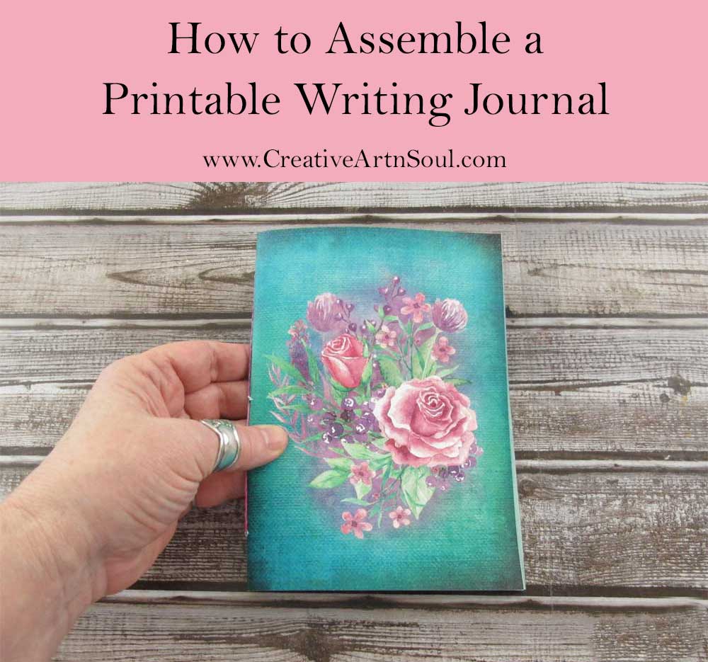 How to Assemble a Printable Writing Journal