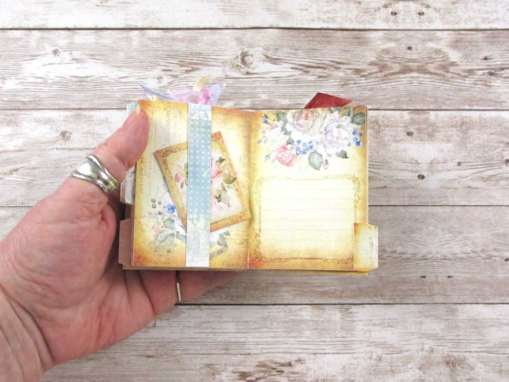 Vintage Roses Mini Junk Journal Kit